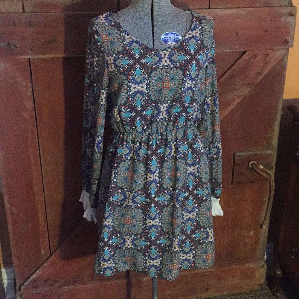 Boho patterned dress